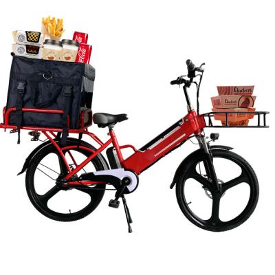 China Vintage Steel Electric Bike Single Speed ​​Food Delivery Ebike City D-Cyclist Electric Bicycle for sale