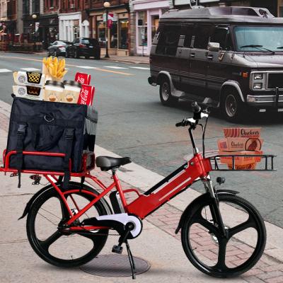 China Steel D-Cyclist Heavy Duty Waterproof Bike Delivery Bag For Food Bike Fridges Cargo for sale