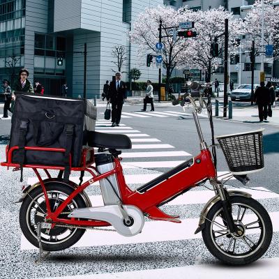 China D-Cyclist Steel Ice Food Delivery 48v 350W Bag Bike Long Range Bike Delivery for sale