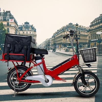 China Pizza Scooter Korea Market China Ebike 350w Steel Delivery Electric Bike for sale