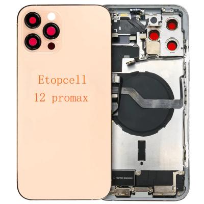 China Broken Fix Phone Housing 12 Pro Max Rear Back Housing For Iphone12 Pro Max Rear Housing Glass Assembly for sale