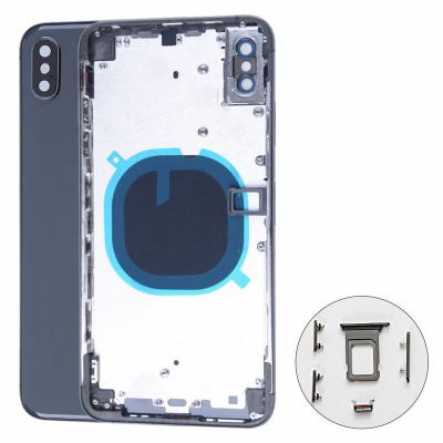 China Fix Phone Broken Housing XSmax Back Cover For Iphone XS Max Housing With Back Glass Middle Frame iphone xs small parts for sale