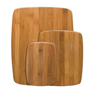 China Viable wholesale bamboo chopping chopping board set of 3 pieces for sale