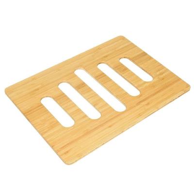 China Eco-friendly Bamboo Wood Laptop Heatsink Lap Tray Laptop Holder for sale