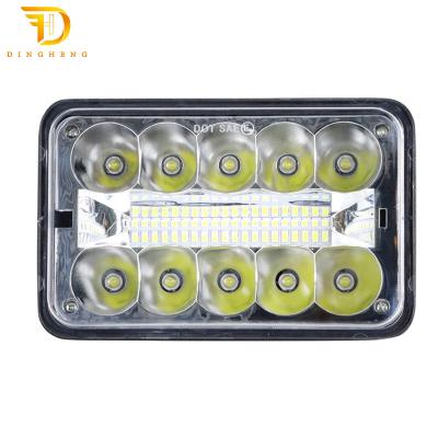 China Factory Price Auto Car Led Lighting System Bulb Headlight 45W Car Led Head Light 4x6 Inch for sale