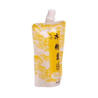 China Moisture Proof Stand Up Plastic Custom Liquid Fruit Juice Drink Packaging Spout Pouch for sale