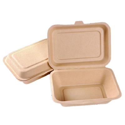 China Clamshell Biodegradable Biodegradable Disposable Food Box for sale