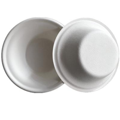 China 340ml Biodegradable Biodegradable Bowls Made From Bagasse And Wheat Straw Pulp 12oz Disposable Bowl for sale