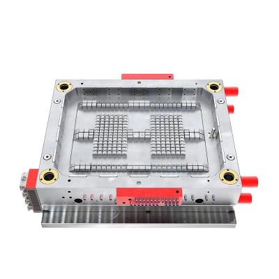 China Industrial Plastic Pallet Plastic Tray Box Injection Mold Pallet Mold for sale