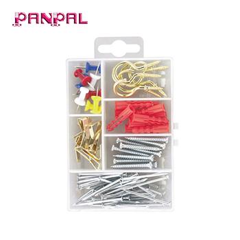 China Hot Sale Steel+pp Stainless Steel Screw Fastener Assortment Set for sale