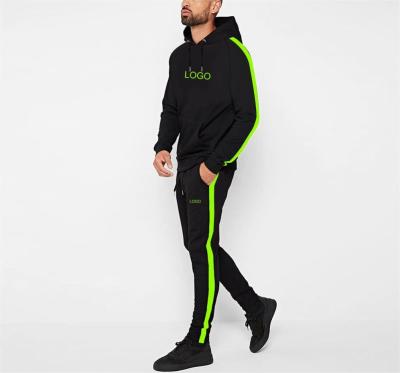 China Custom Logo Mens Breathable Clothes Design Your Own Brand White Men Sportswear Tracksuit Sets Sweat Suits for sale