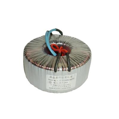 China Industrial Power Supply Copper Wire Ring Industrial Transformer 220V 50HZ to24V Isolated Electronic Power Transformer 50W 100W 250W 500W for sale