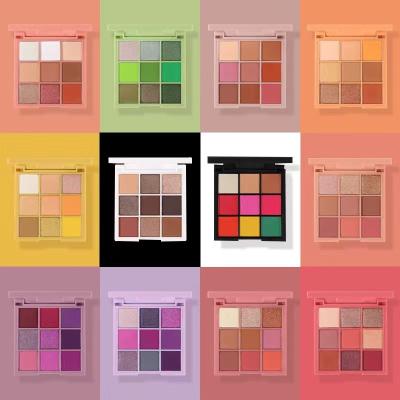 China 100g New Make Up Eyeshadow Palette 2021 Eyeshadow With 9 Colors MS-0068 for sale