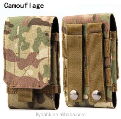 China Large Size Nylon Rugged Waist Bag Cell Phone Army Camouflage Hook Loop Belt Pouch Holster Cover Case For Blackview bv6000/bv7000/bv8000/P2 for sale