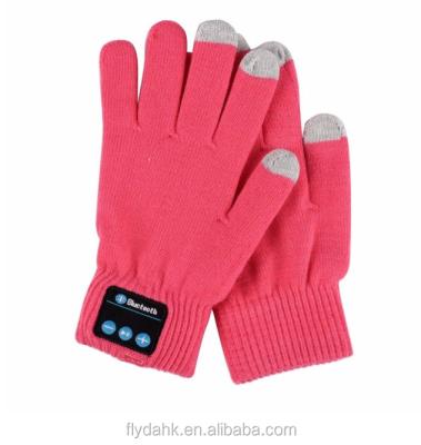 China 2018 Acrylic Fibers Radio BT Music Gloves Winter Touch Screen Mobile Handsfree Stereo Earphone Unisex Smart Glove for sale