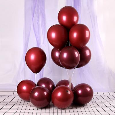 China Birthday Wedding Party Decoration Qualatex Balloons 10 Inch Wedding Party Balloons Cherry Red Decoration Party Balloons for sale