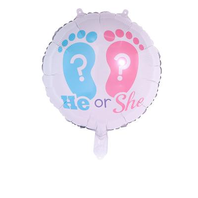 China Festival 18 Inch Happy Birthday Foil Balloon Baby Party Decoration Light Balloon One Year Old for sale