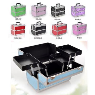 China Two-Layer Waterproof Custom Wholesale Makeup Box for sale