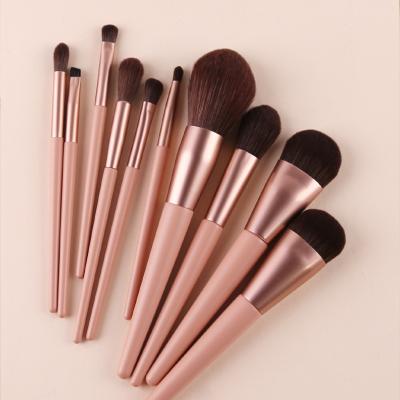 China 11 makeup brush set for professional beauty tools brushes high quality private label makeup silver set brush for wholesales for sale