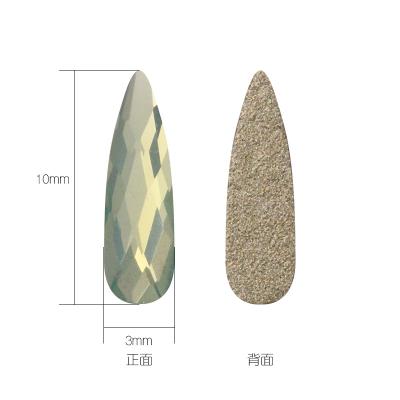 China Newest Rhinestone Nail Art Decoration ab Pearl Flatback Not That Hot Fix Rhinestone Charm Nail Art DIY Decorations Wholesale for sale