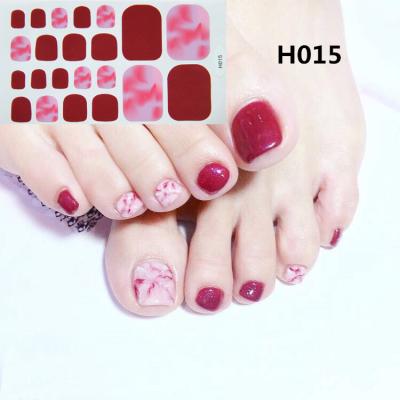 China Various Manufacturer Waterproof Wholesale Free Samples Cute Girl Design Toe Nail Sticker for sale