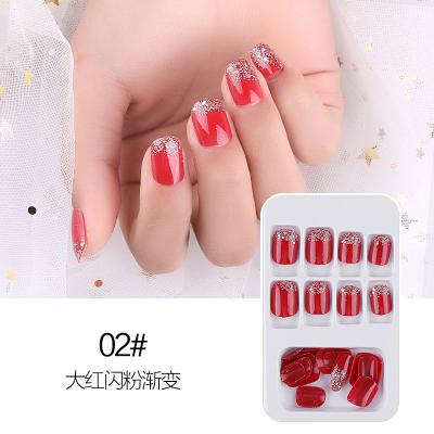 China Flexibility Press On Nail Tips Pre-Gummed Pointed Nail Tip for sale