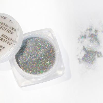 China 2021 New Fashionable Metallic Colorful Finger Nail Beauty Holographic Powder for sale