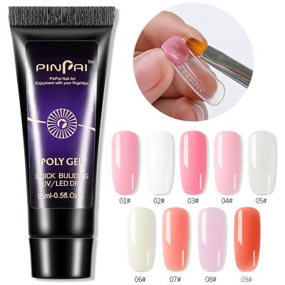 China Art Beauty 3pcs Poly Nail Extension Gels Poly Gel Nail Kit Private Label Set for sale