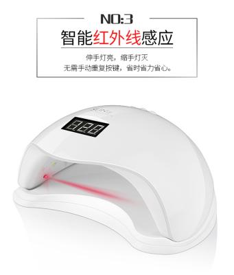 China Art Beauty 2021 Factory Price New Style 48W Sun 5 UV Lamp Nail Cure Sale Nail Best Automatic Sensor 24 Watt LED UV Led Light for sale