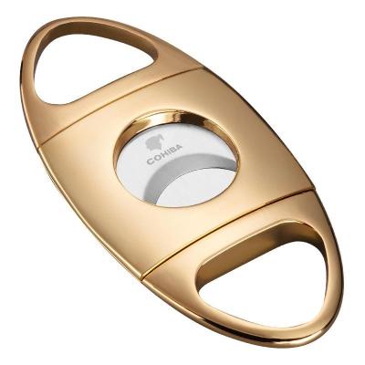 China Modern Popular Stainless Steel Double Blade Max 6 Cigar Cutter for sale