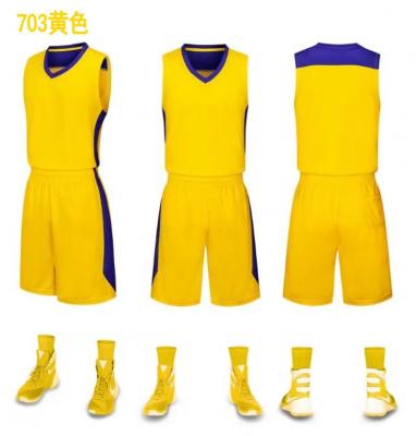 China Wholesale Breathable High Quality Material Youth Basketball Uniforms Custom Polyester Basketball Uniform Quick-drying Uniforms for sale