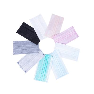 China Class II 3 Plys Breathable Woven Fabric 3ply Face Mask Medical Surgical Disposable Mask CE Adult Non Sample Bid 17.5*9.5CM >98 for sale