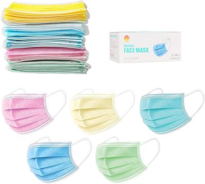 China 3 Sets Breathable Disposable Face Mask And Knitted Ear Loops Face Suitable For Outdoor, Home, Office for sale