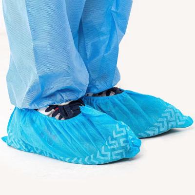 China Personal Care Disposable Shoe Cover Waterproof Plastic Medical Shoe Cover for sale