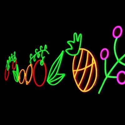 China OEM Yydsign Sign Custom Night Shops LED Neon Lights Fruit Shape For Fruit Shop Custom Acrylic Neon LED Sign for sale