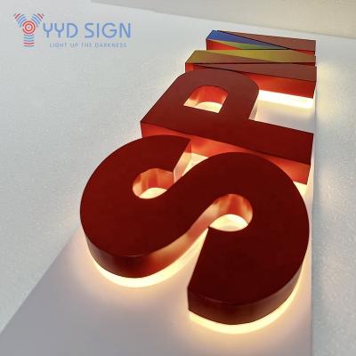 China Outdoor Light Led Store Front Sign 3D Logo Electronic Led Letter Illuminated Custom Acrylic Retail Store Advertising Yydsign Letter Business for sale