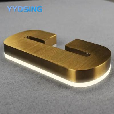 China Retail Shop Yydsign Advertising Signage Factory 3D Acrylic Outdoor Lighting Custom Aluminum Letters Logo Channel Led Letter Lighted for sale