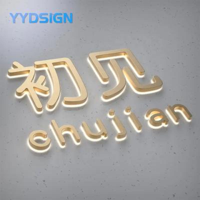 China Retail Store Signage Factory Yydsign Customized Advertising 3D LED Channel Letter Signs Luminous Round Shape LOGO Light Box for sale