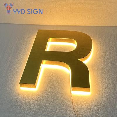 China Retail Store Yydsign Advertising Factory Outdoor Sign Led Signage Light For Gold Giant Big Channel High Quality Led Advertising Letters for sale