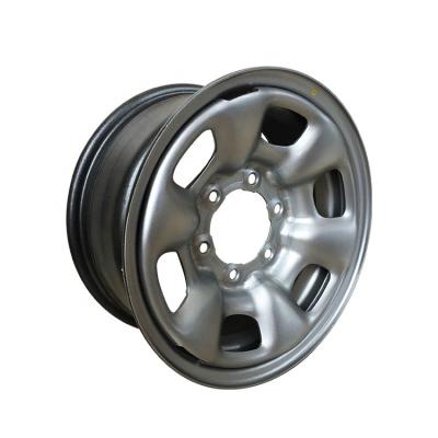 China Vigo 2WD 4WD 4x4 STEEL steel wheel rims car wheels and rims 16X6J 6*139.7mm offroad pcd steel wheels for sale