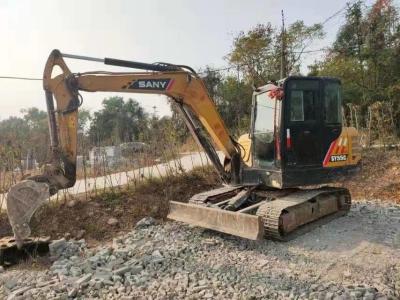 China 0.21 Cbm Used SANY Excavator Second Hand 5 Ton SY55C Mini Hydraulic Crawler for sale