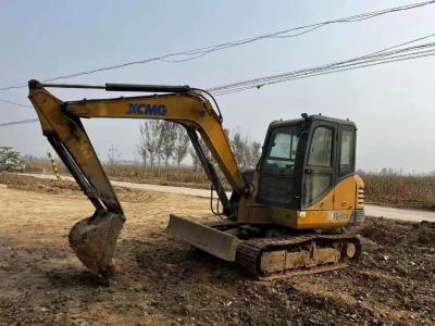 China 6 de Aarde van Ton Second Hand Excavator XCMG XE60 het Bewegen zich Materiaal Te koop