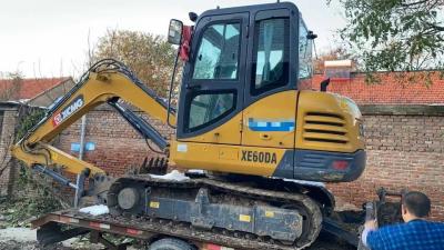 China Gebruikt Kruippakjegraafwerktuig XE60DA Duurzame XCMG XE60DA 6 Ton Digger Te koop