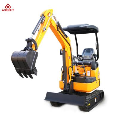 China AR18LD Mini Crawler Excavator 0,04 Cbm Emmer 1,8 Ton Household Small Mini Excavator Te koop