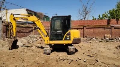 China Ce Gebruikt Graafwerktuig 3 Ton 5 Ton 6 Ton pc56-7 van KOMATSU Mini Excavator Te koop