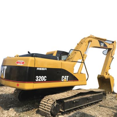 China 20 ton Gebruikt Caterpillar-het Kruippakjegraafwerktuig van GraafwerktuigConstruction 320C Te koop