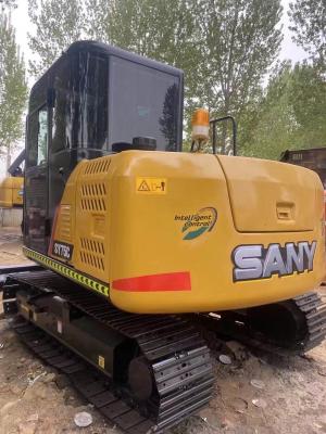 China 7 Ton Mini Crawler Excavator SANY SY75C met Ce-Certificatie Te koop