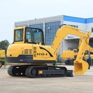 China Het Kruippakjegraafwerktuig SC60.9 van Professional 6ton heavy duty excavator sustainable Te koop