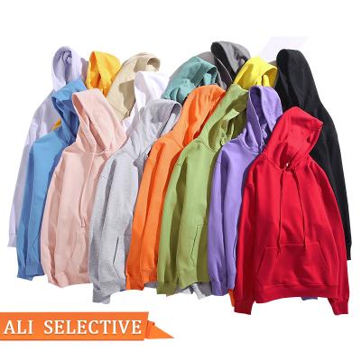 China Laite H2001 High Quality Custom Logo 350 Grams 100% Cotton Thick Winter Hoodies Unisex Oversized Men's Hoodies for sale