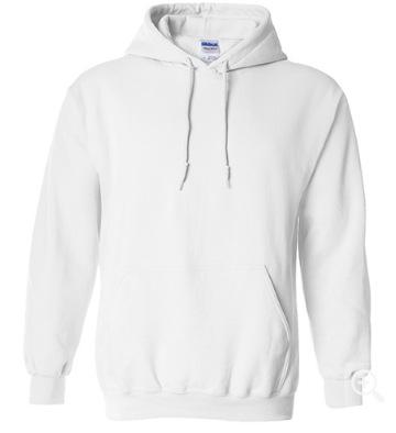 China Custom Logo Plain White Pullover Sweatshirts Oversized Blank Hoodies For Men for sale